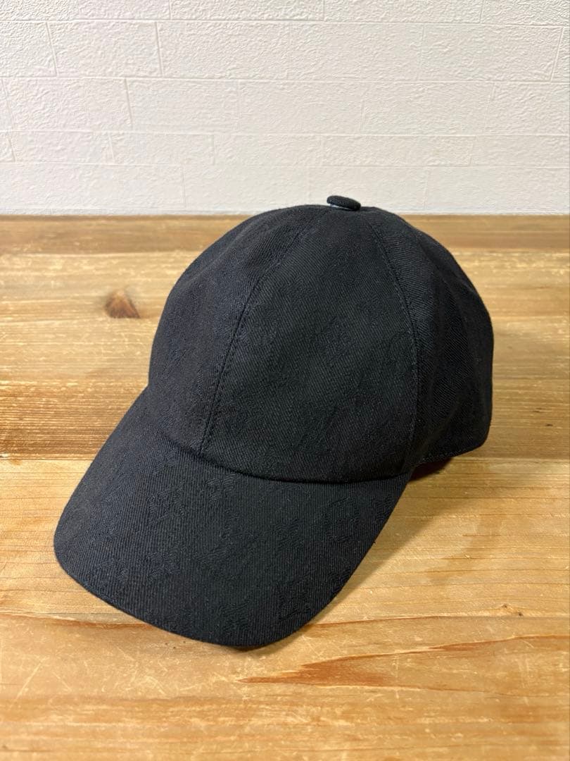 M*a様 ルイヴィトン キャスケット・モノグラムエッセンシャル 帽子 黒 62