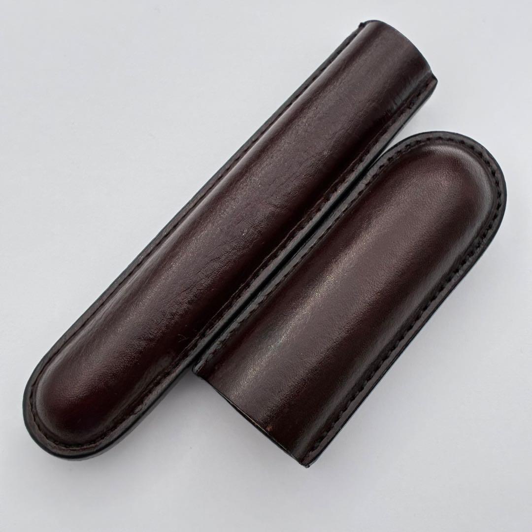 Hans Oster ハンス・オスター ペンケース チューブタイプ こげ茶