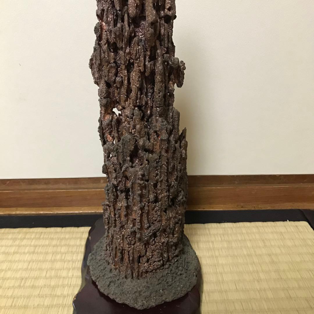 銅滴　含金銀銅製　重量約4.7㎏　住友金属鉱山株式会社謹製　高さ約41.5㎝