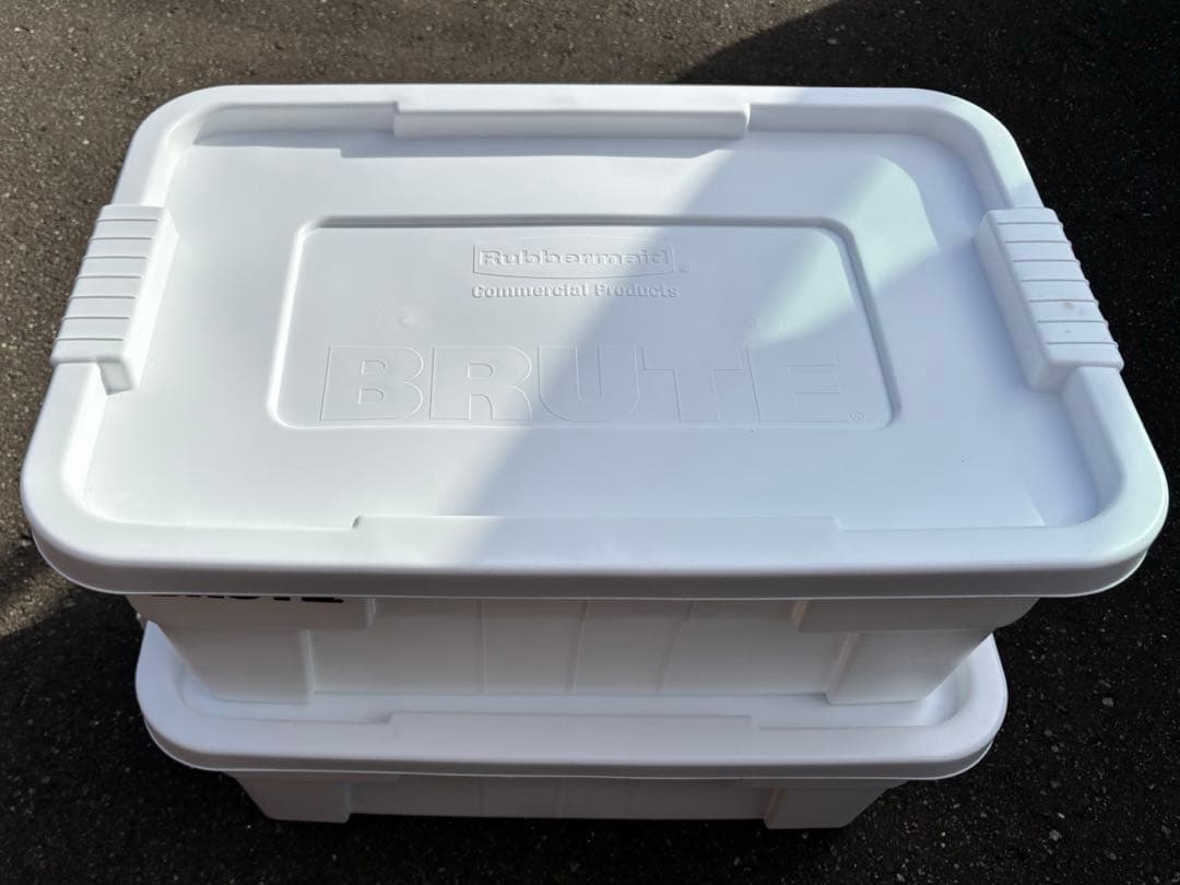 BRUTE ブルート トートボックス 53L ホワイト 2個セット