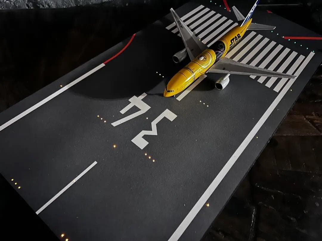 デルタグルーヴ/Delta Groove 滑走路 成田空港 ジオラマ 1/200