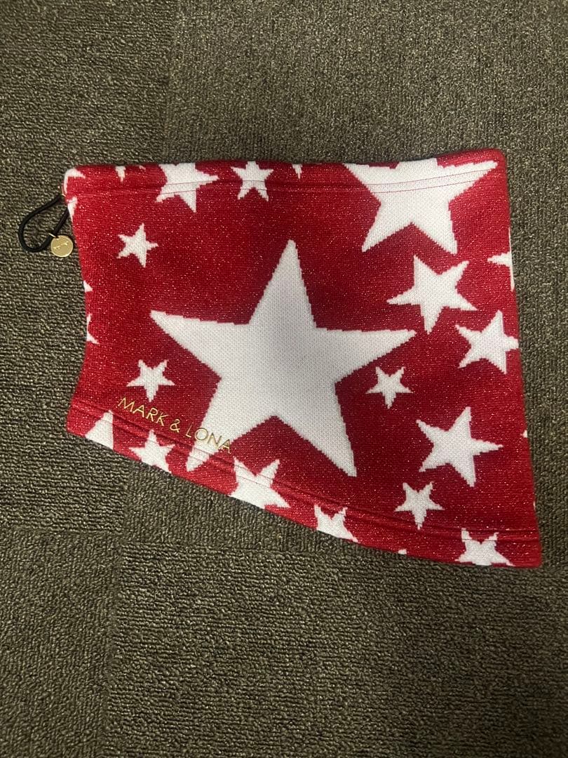 カッコいい！MARK & LONA 星柄 ネックウォーマー