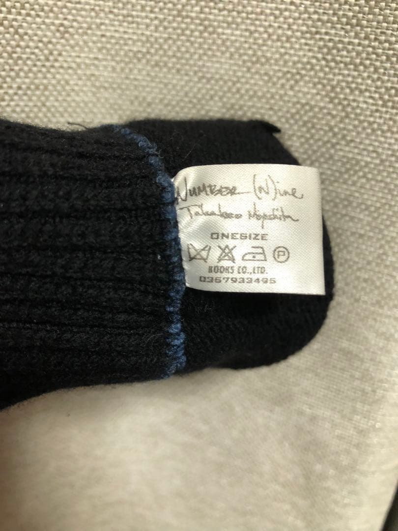 早い者勝ち名作ナンバーナイン カート期 フィンガーカットグローブ 黒 指抜き手袋