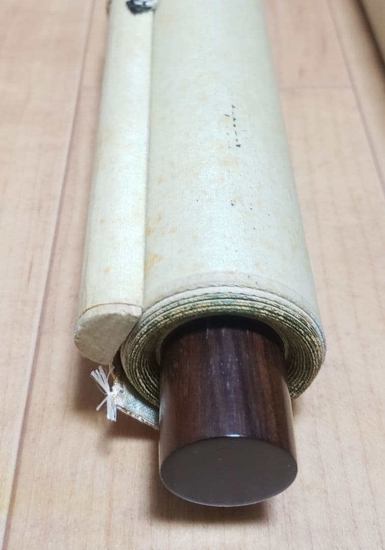 【橋弁慶図】太田文暉 697　武蔵坊弁慶 掛け軸　肉筆