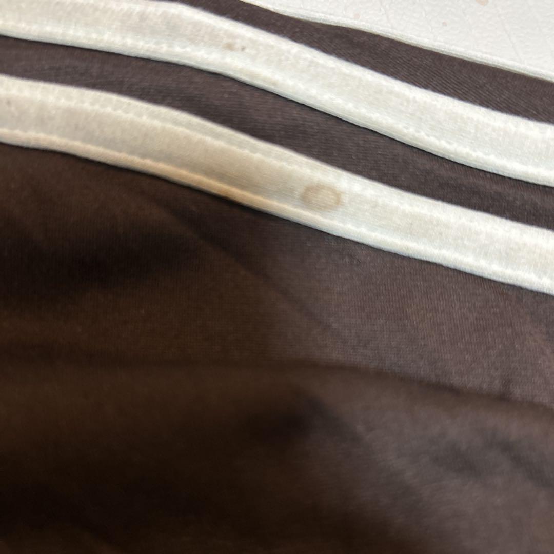 90s あのちゃん　アディダス トラックジャケット茶 ジャージ ブラウン XL