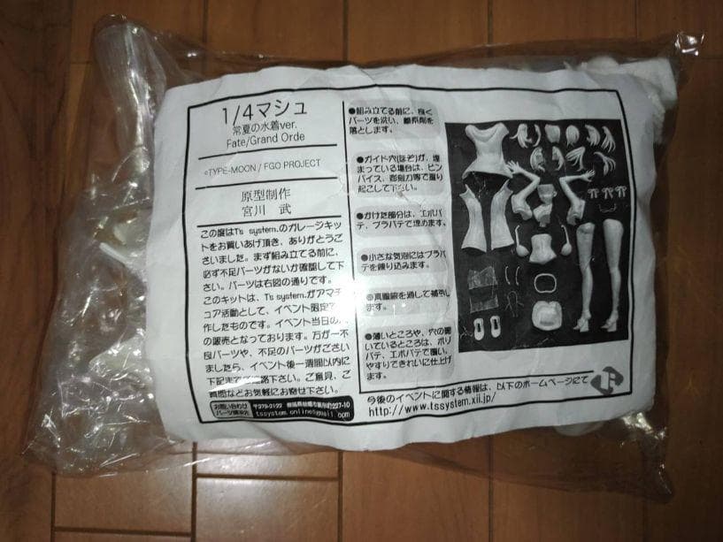 未組立　 マシュ 常夏の水着ver. フィギュア 1/4 ガレージキット