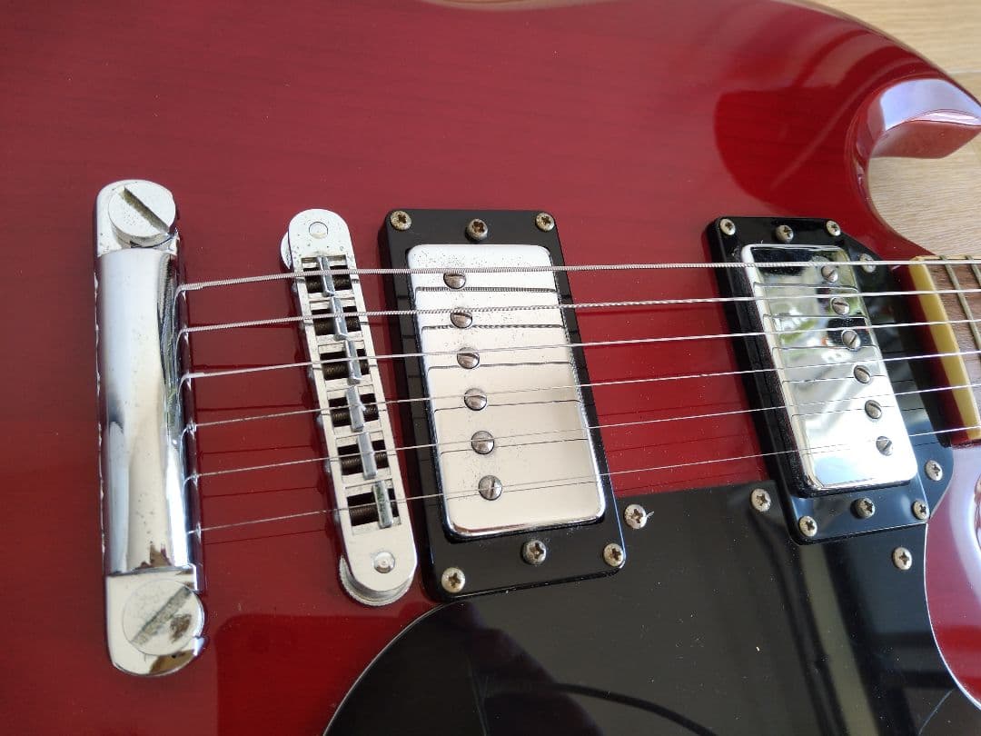 中古 Legend エレキギター 赤 ソフトケース付き