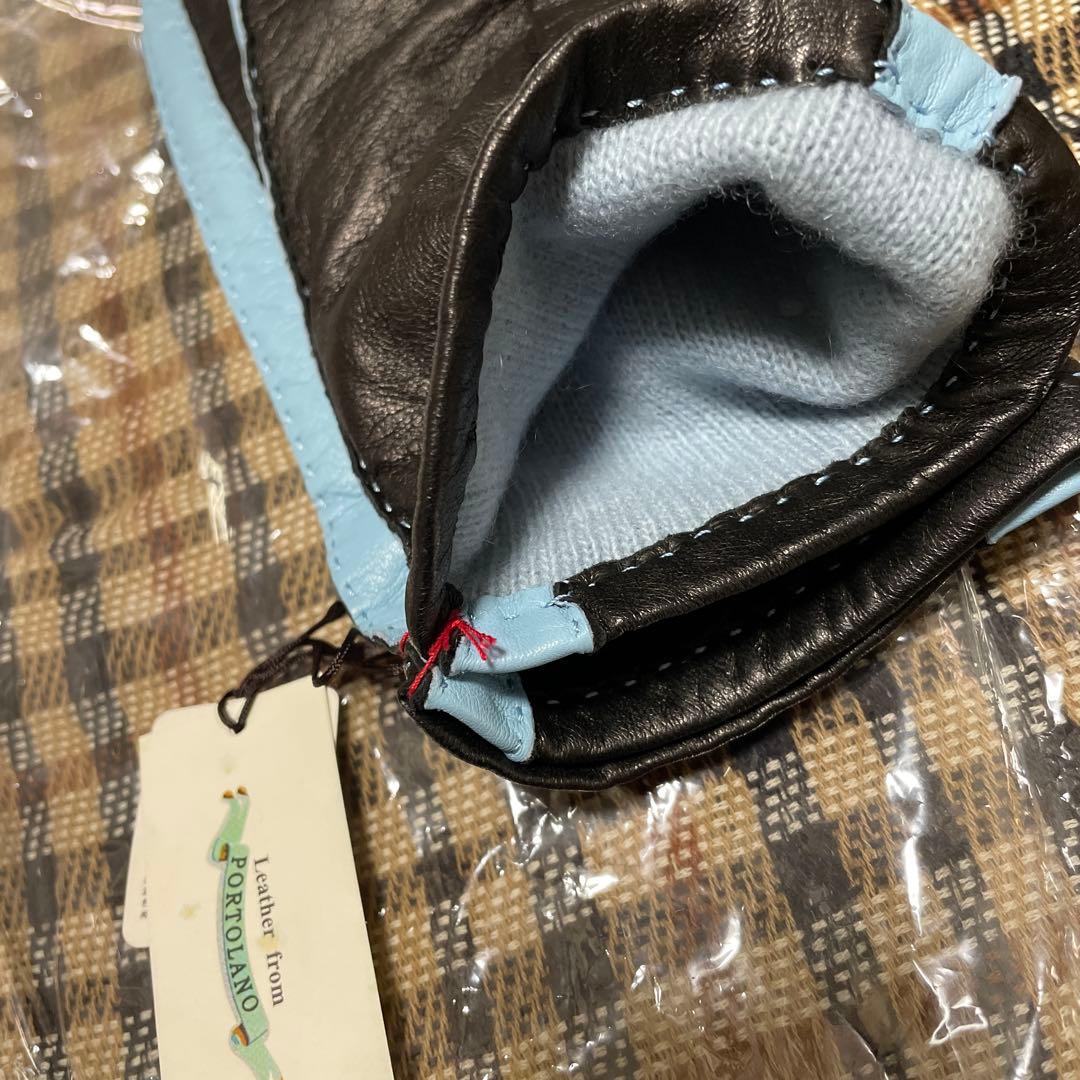 【新品未使用】イタリア直輸入本革/メンズレザー手袋PORTOLANO