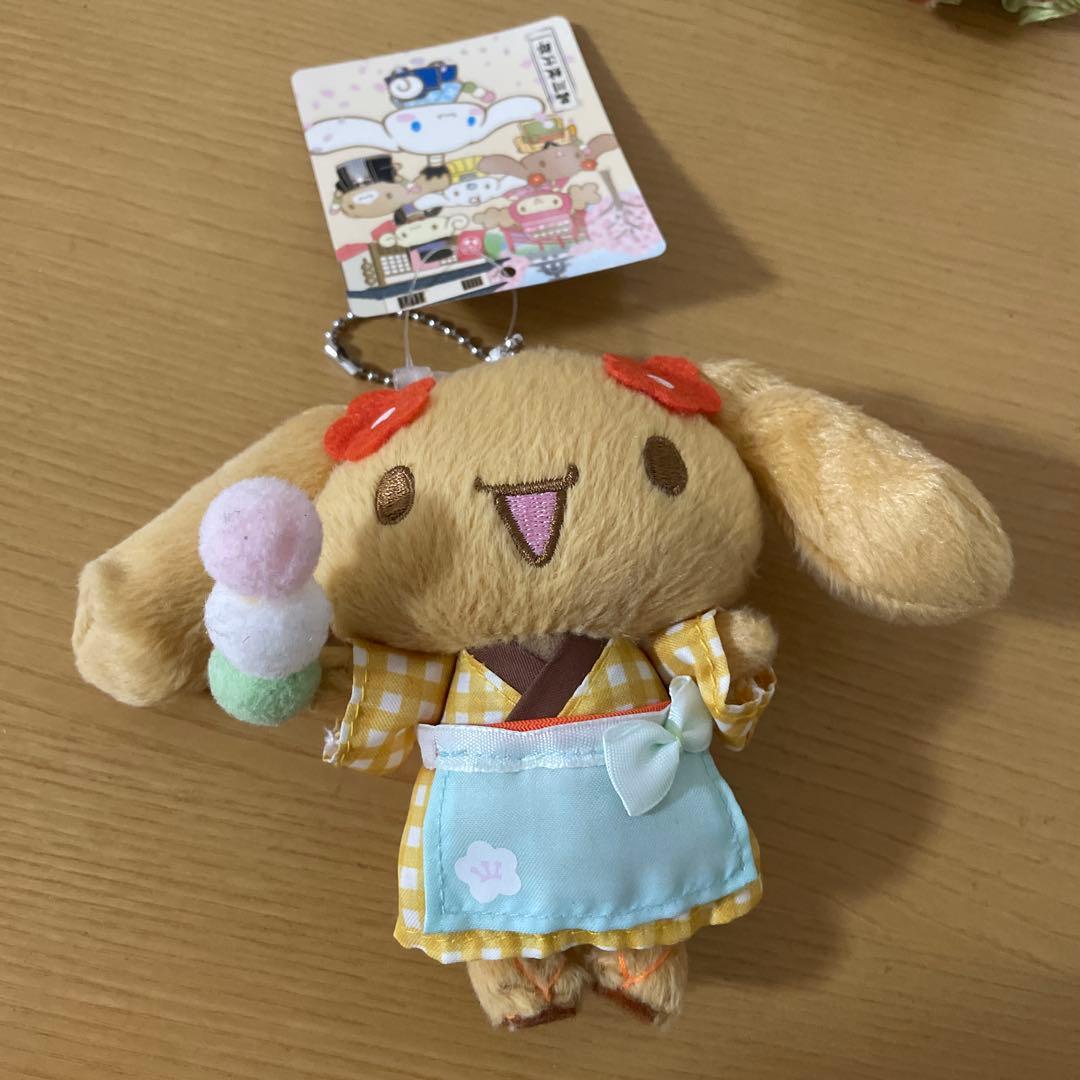 【5個セット】　サンリオピューロランド　シナモロール　品川紋次郎　マスコット