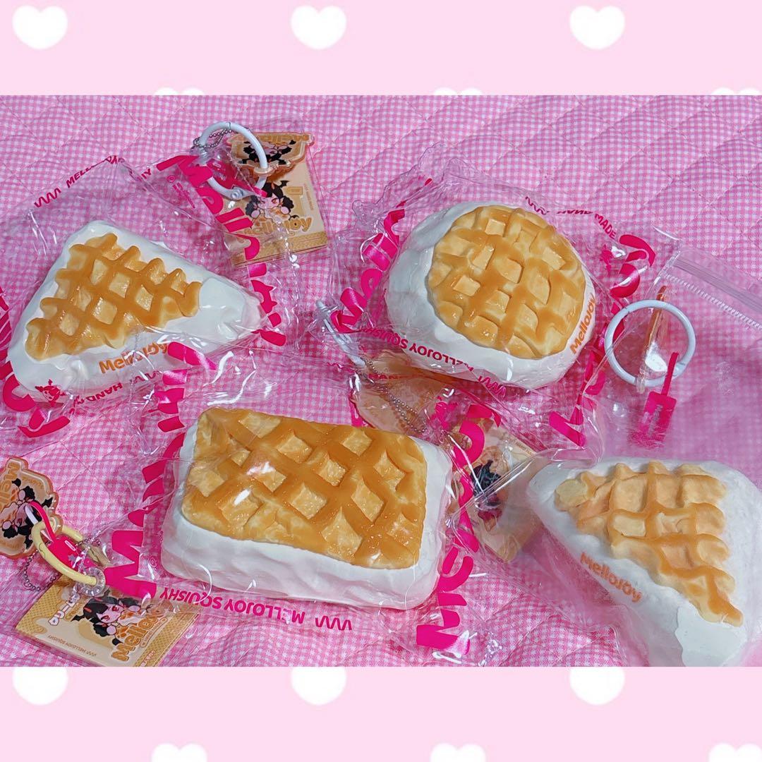 Mellojoyとろんスクイーズメロジョイ ワッフル まるさんかくしかくスクエア