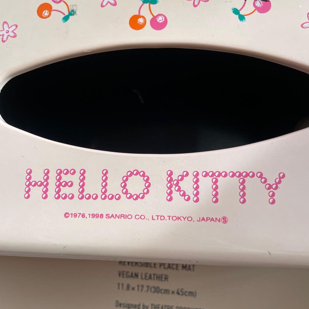 レア　ハローキティ レトロ　ティッシュボックスカバー　1998