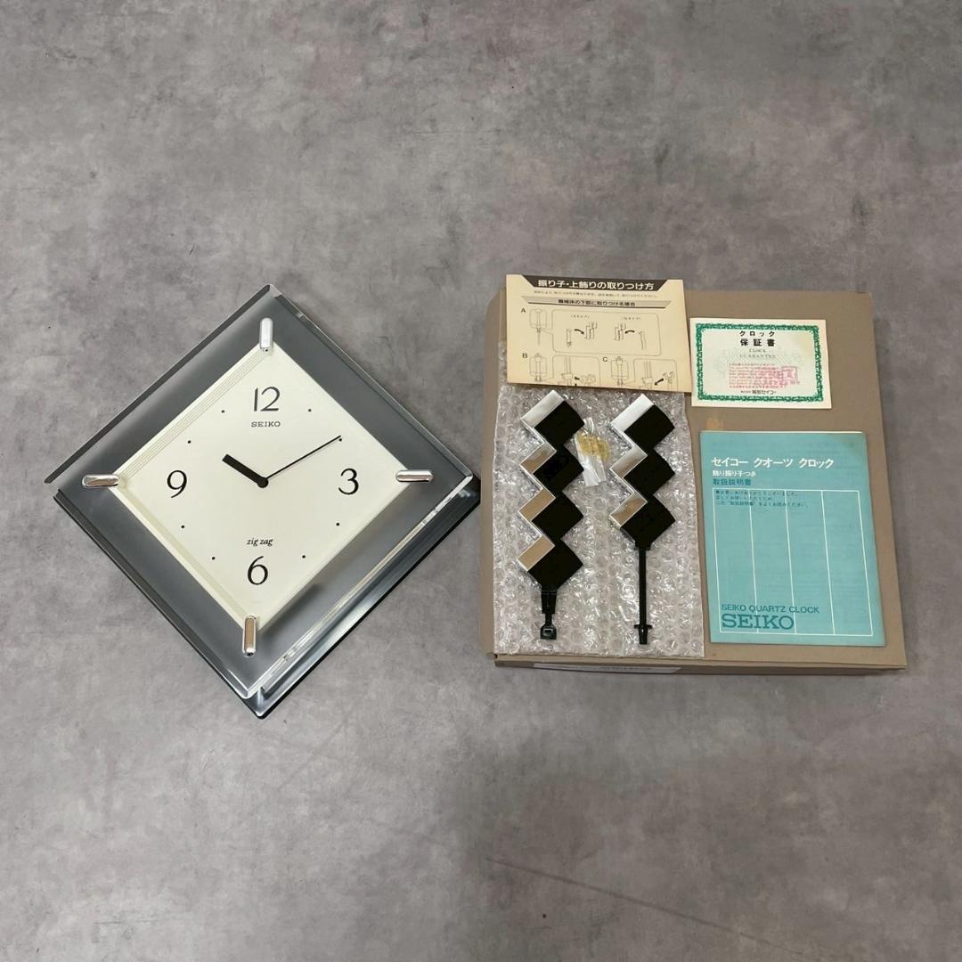 未使用 SEIKO ウォールクロック 壁掛け時計 ポストモダン ヴィンテージ