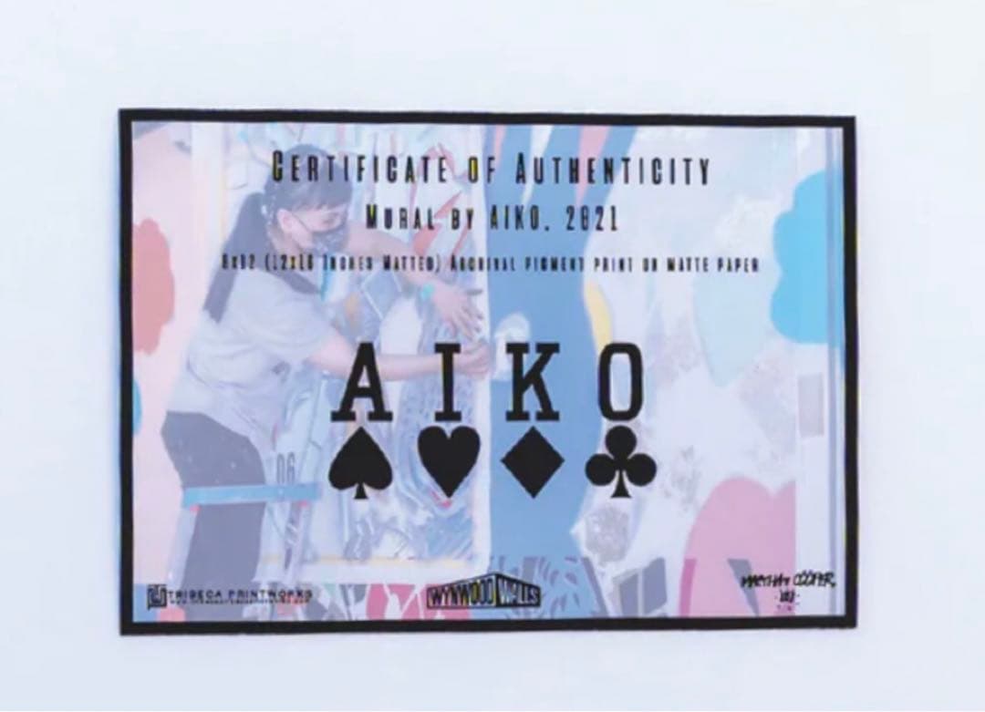 LADY AIKO レディ・アイコ「Bunny」 COA付き