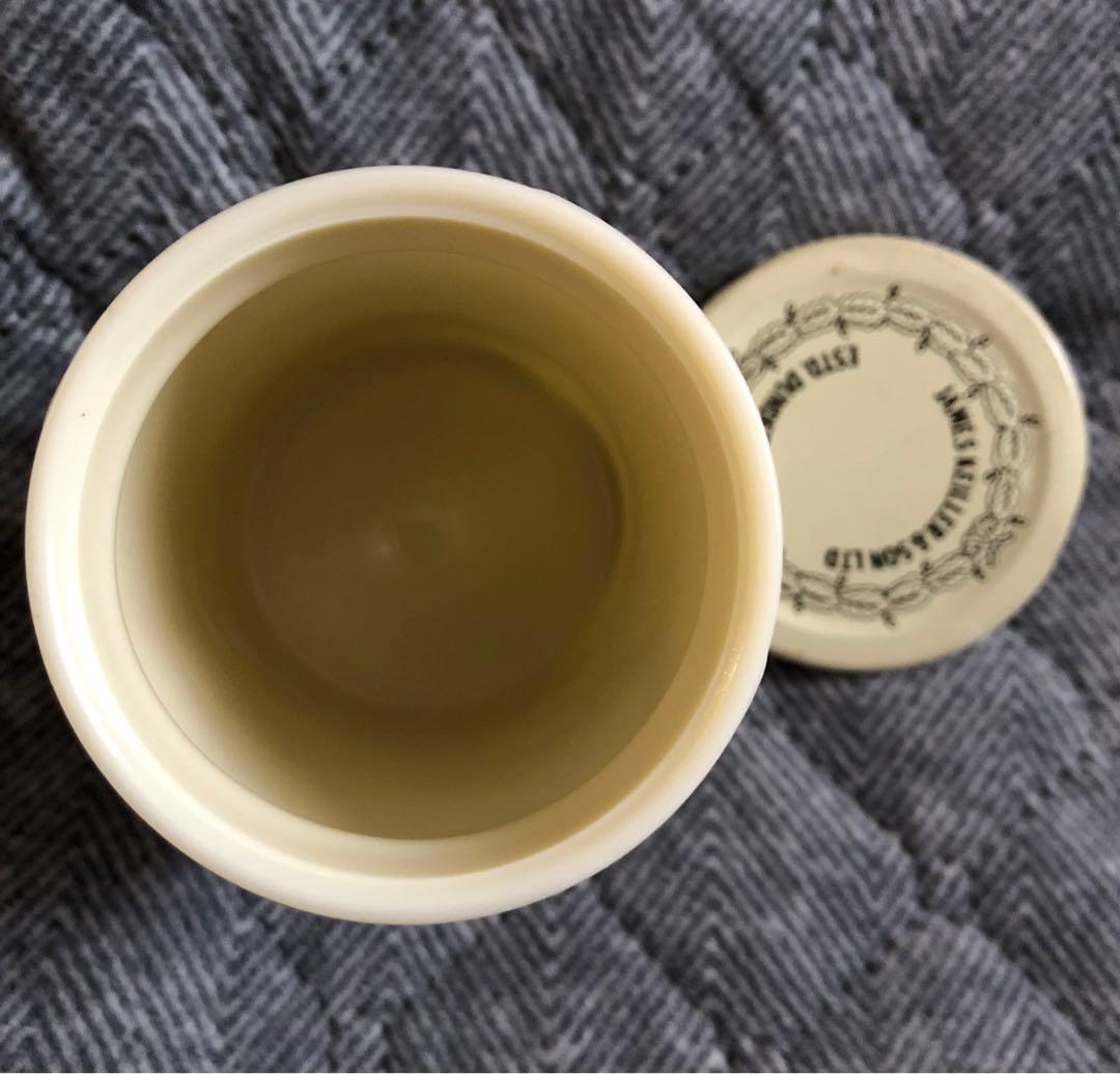 イギリス　アンティーク　DUNDEE マーマレードジャー　マーマレードポット