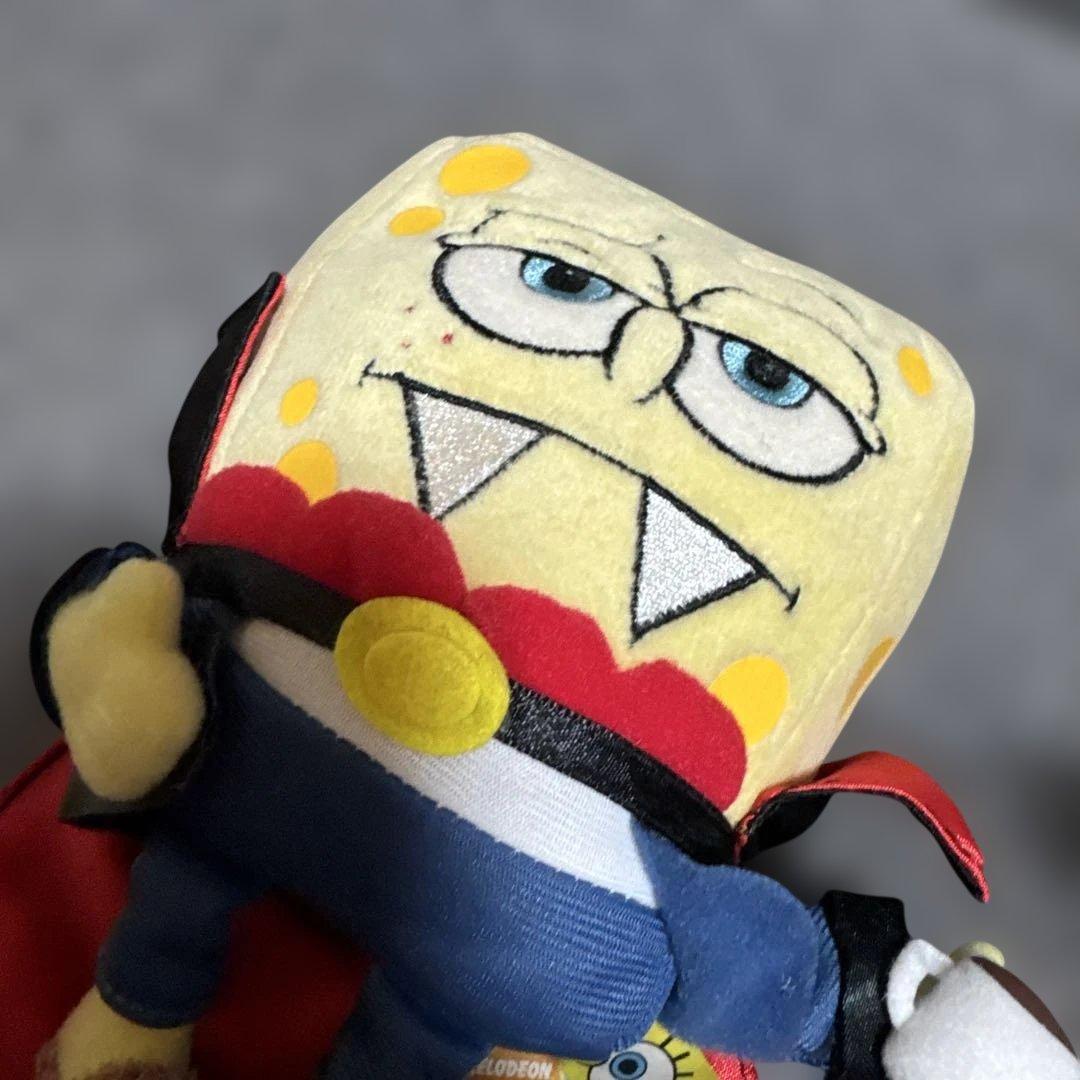 タグ付　スポンジボブ　ホラーシリーズ　フランケンシュタイン/ドラキュラぬいぐるみ