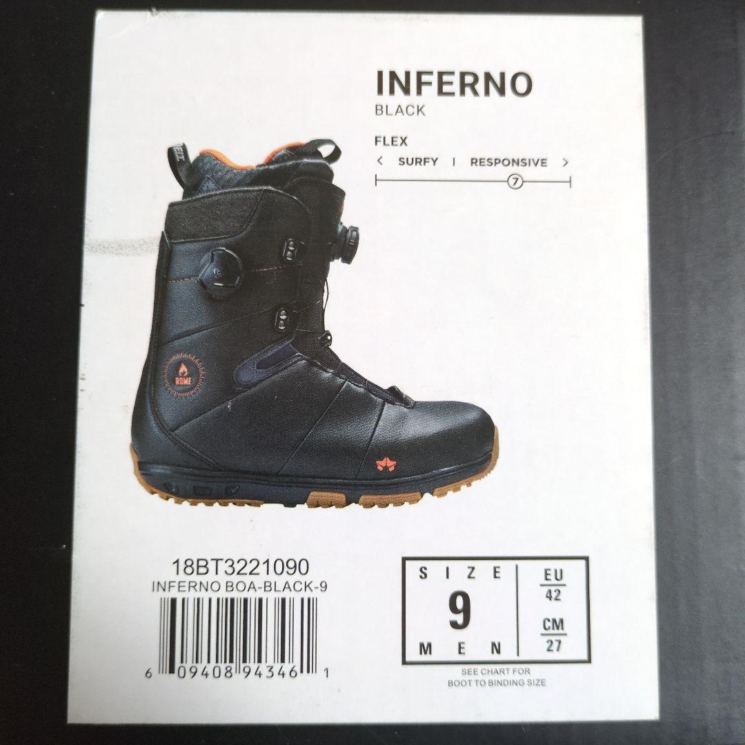 ROME SDS INFERNO スノーボードブーツ　ローム　27cm