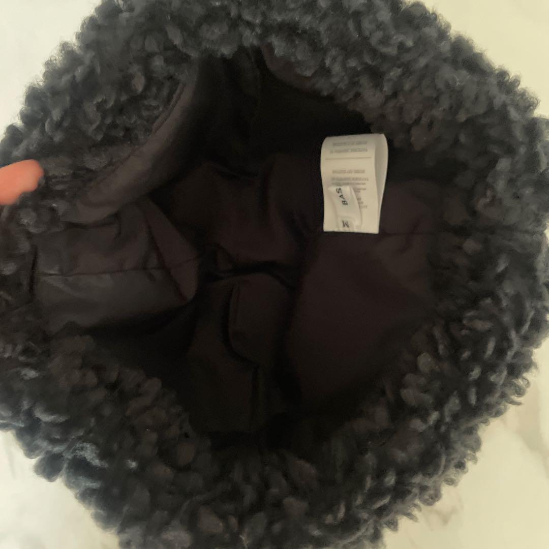 【BASICKS】BEAR BEANIE / BLACK 黒 ベアー