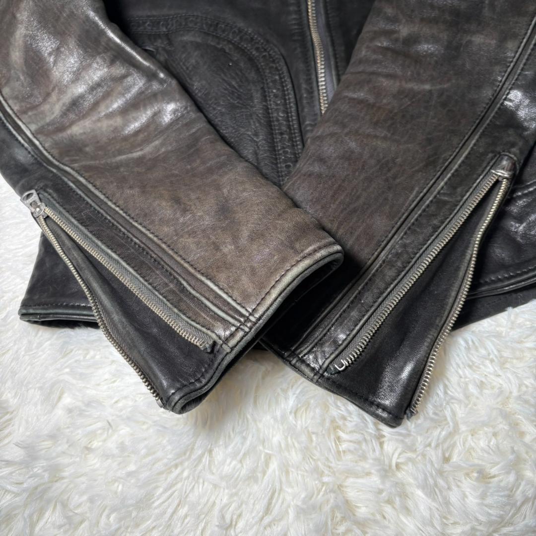 ジョンブル JOHNBULL ホースハイド シングルライダース M