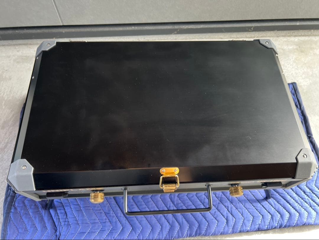 【廃盤】UNIFLAME ツーバーナーコンロ US-1900 テーブル・収納付き