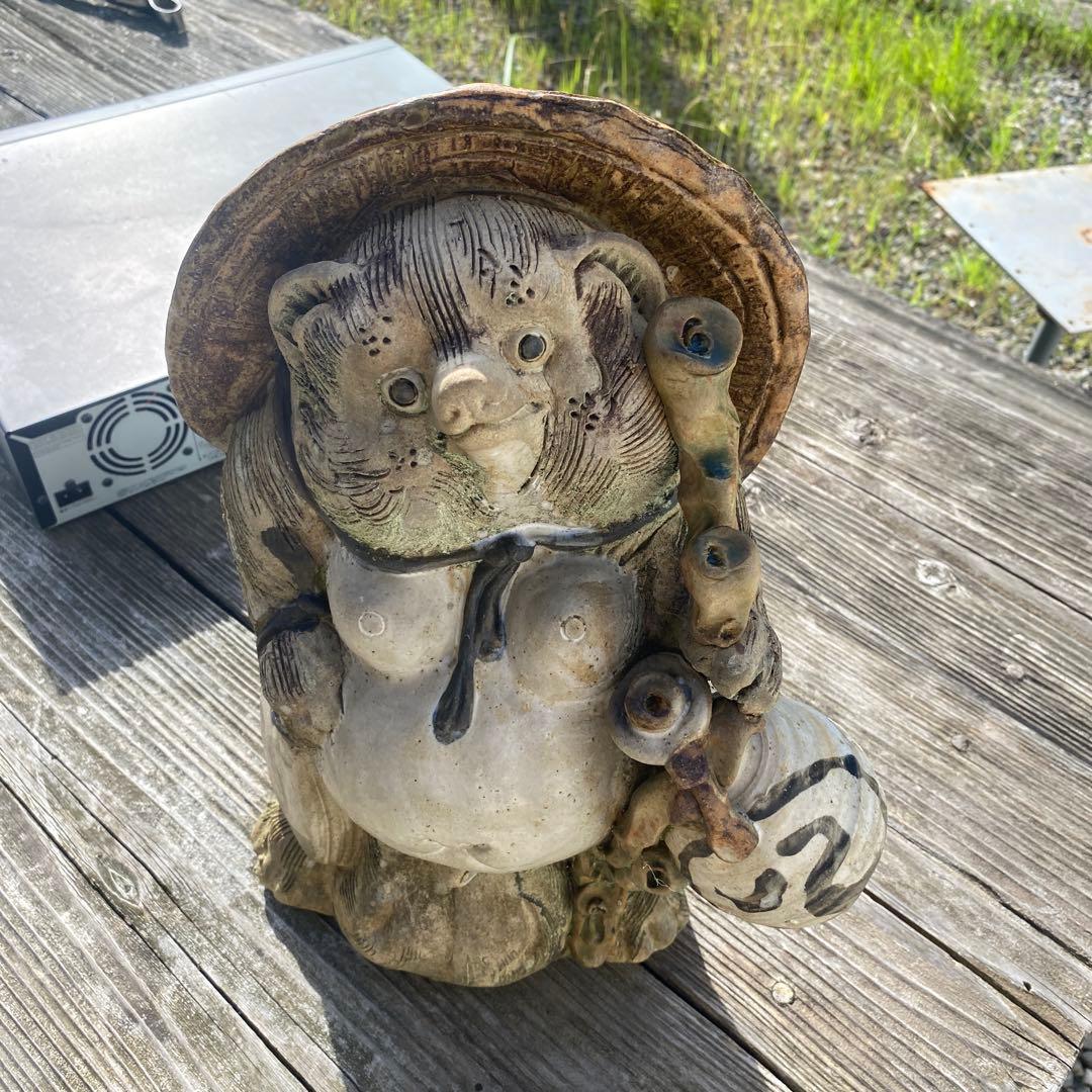 狸の陶器置物 約40cm 信楽焼