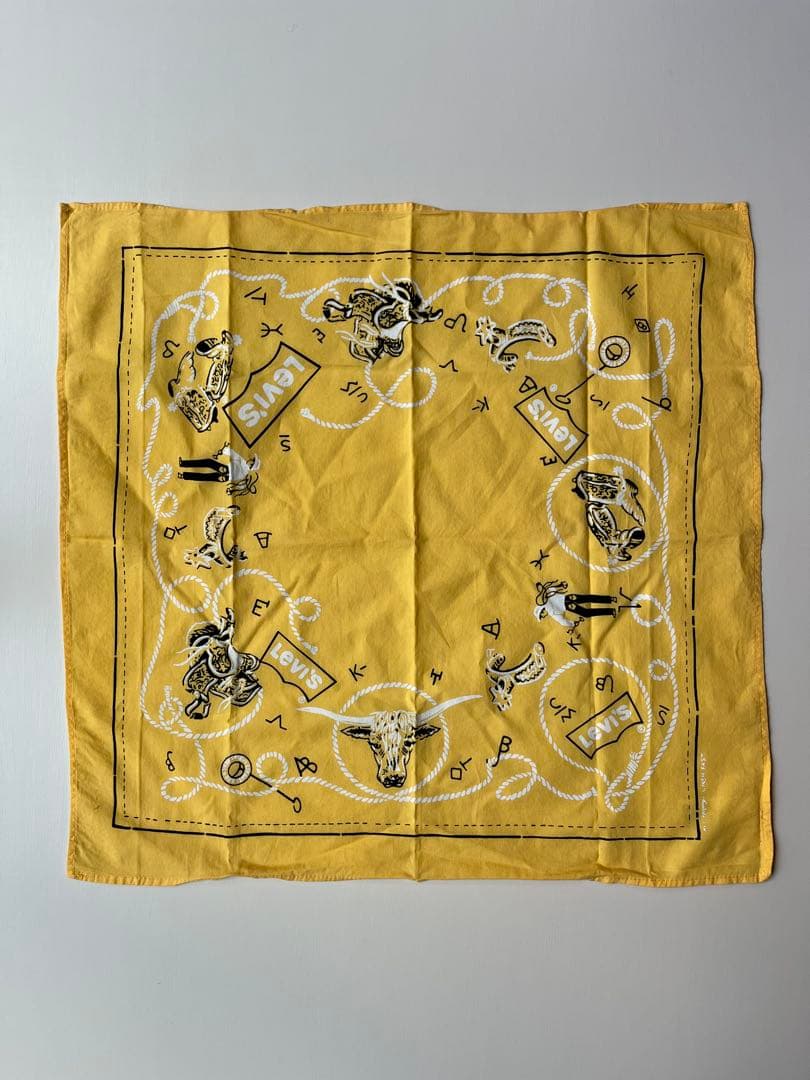 【イエロー様】専用 レア LVC イタリア製 ウエスタン　バンダナ サドルマン