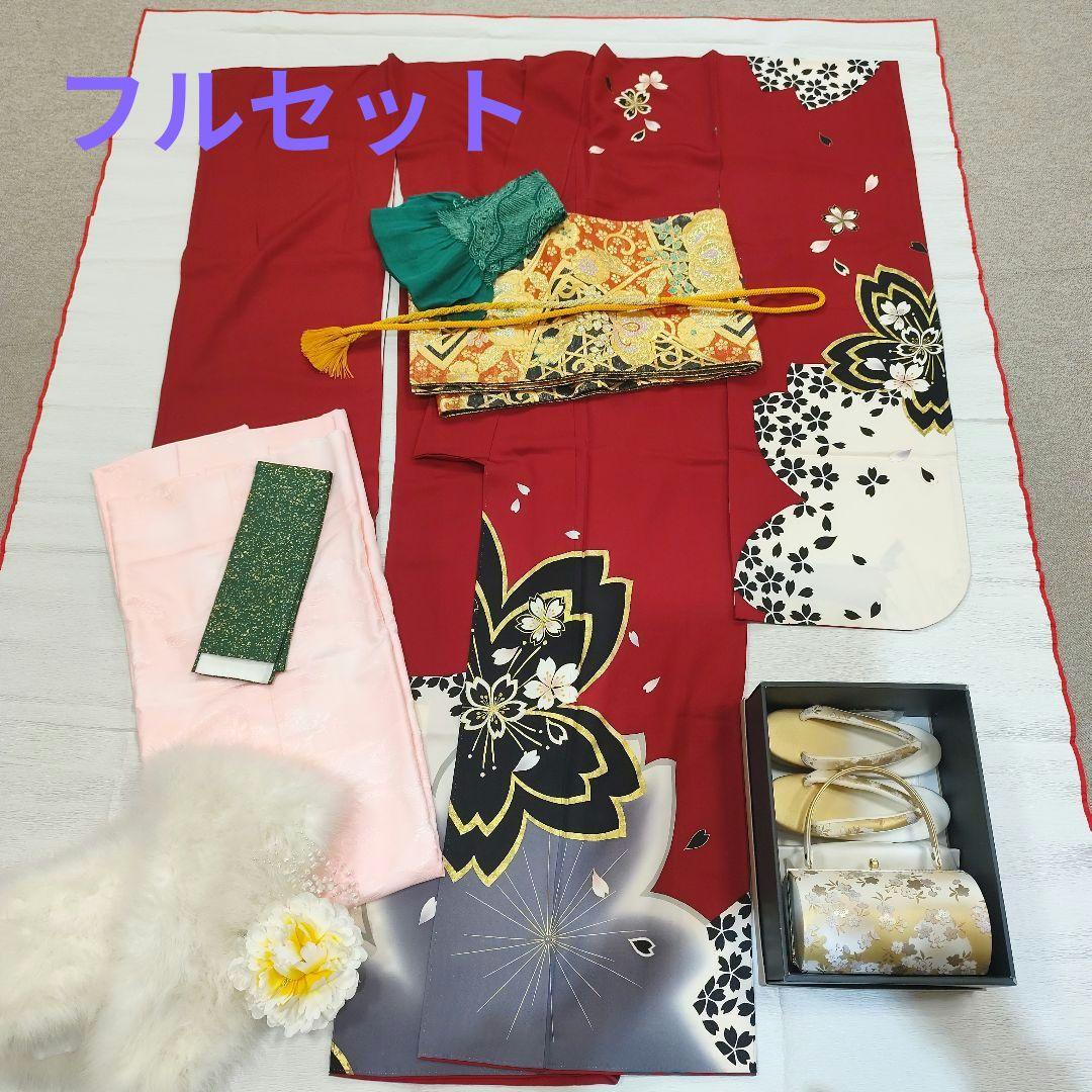 ♥170センチ対応♥ 振袖 成人式 フルセット 10点 トールサイズ