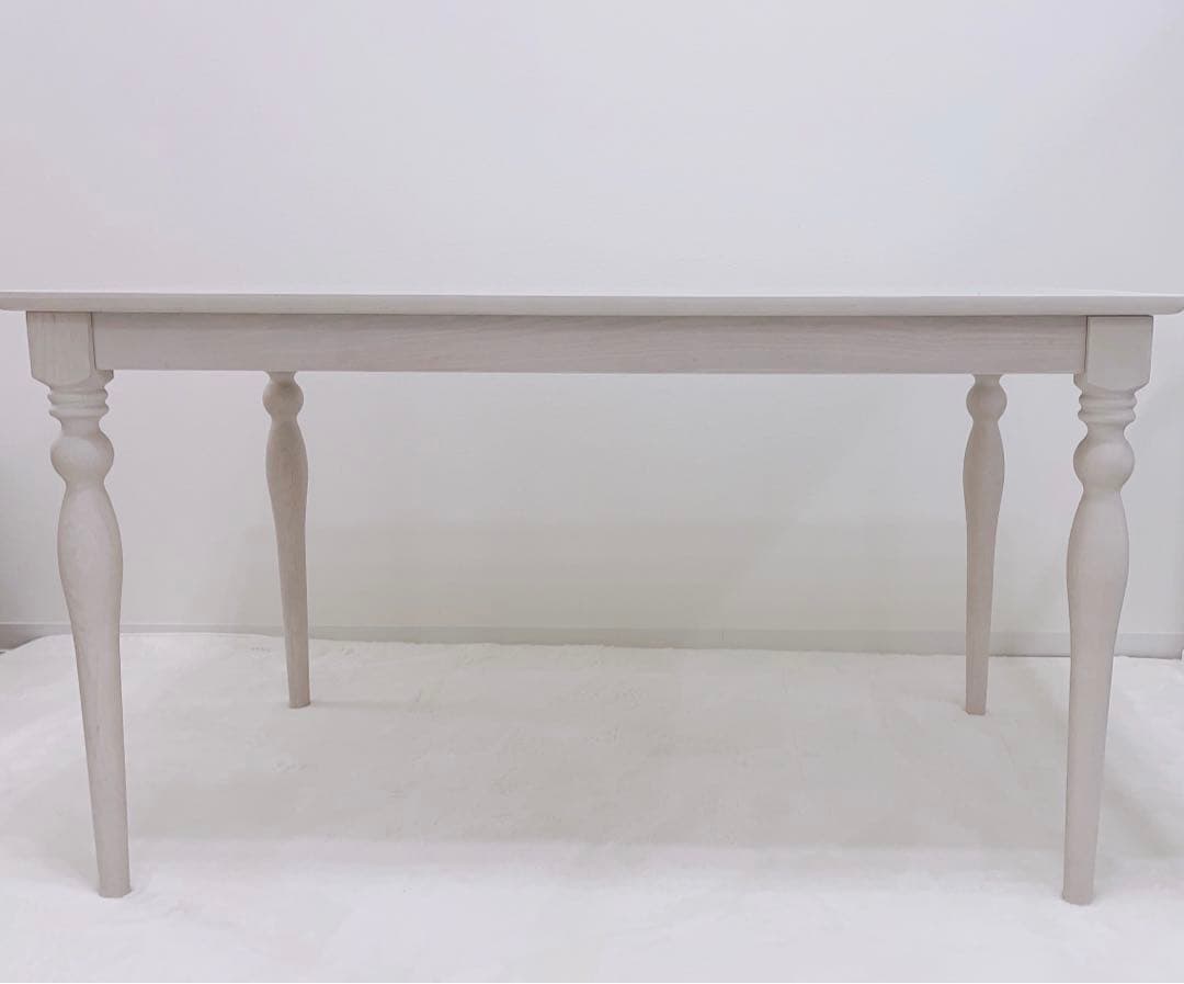 Francfranc アルパ ダイニングテーブル w1300 ホワイト