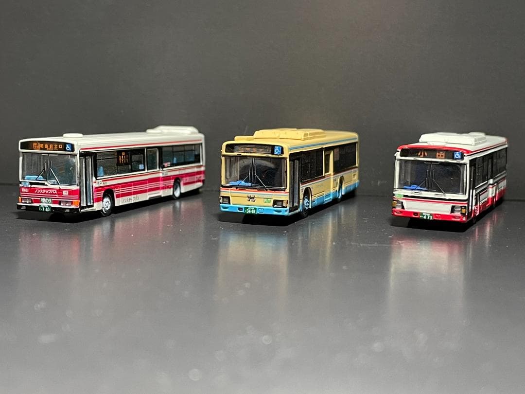 バスコレクション ジャンク品等まとめ 全国編 9台セット