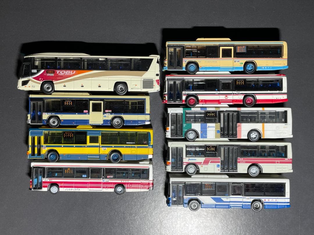 バスコレクション ジャンク品等まとめ 全国編 9台セット
