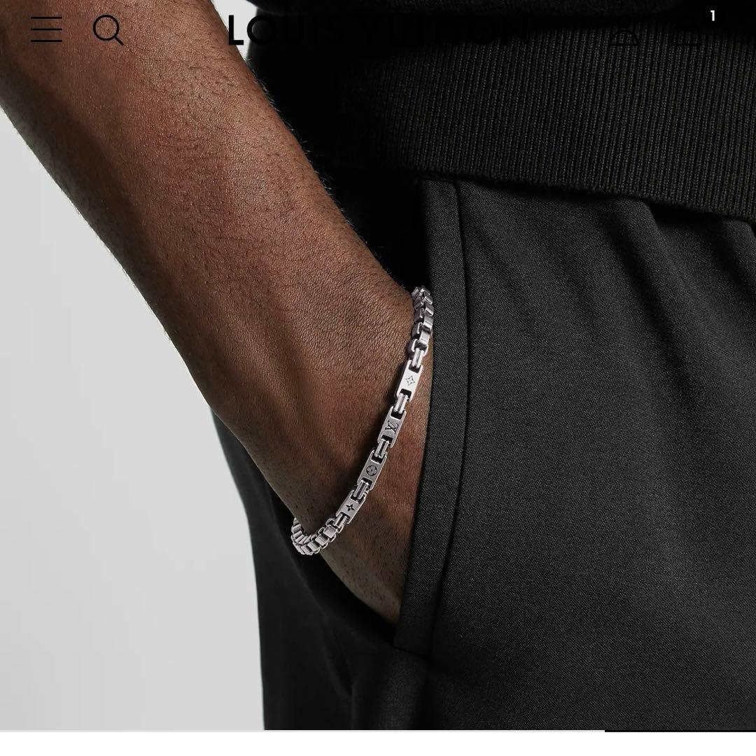 LOUIS VUITTON ブレスレット LVテーラー M1149M Mサイズ