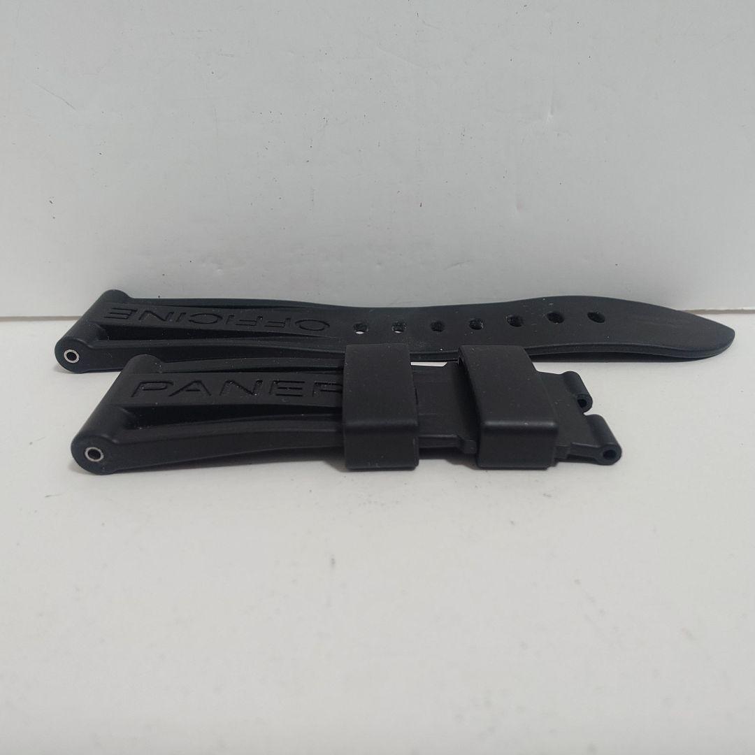 パネライ 腕時計 ベルト 替えベルト ラバーベルト ストラップ 純正 24mm