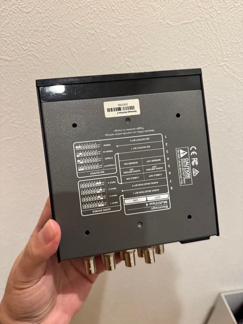 Blackmagic MultiView 4｜4入力マルチビュー｜動作確認済