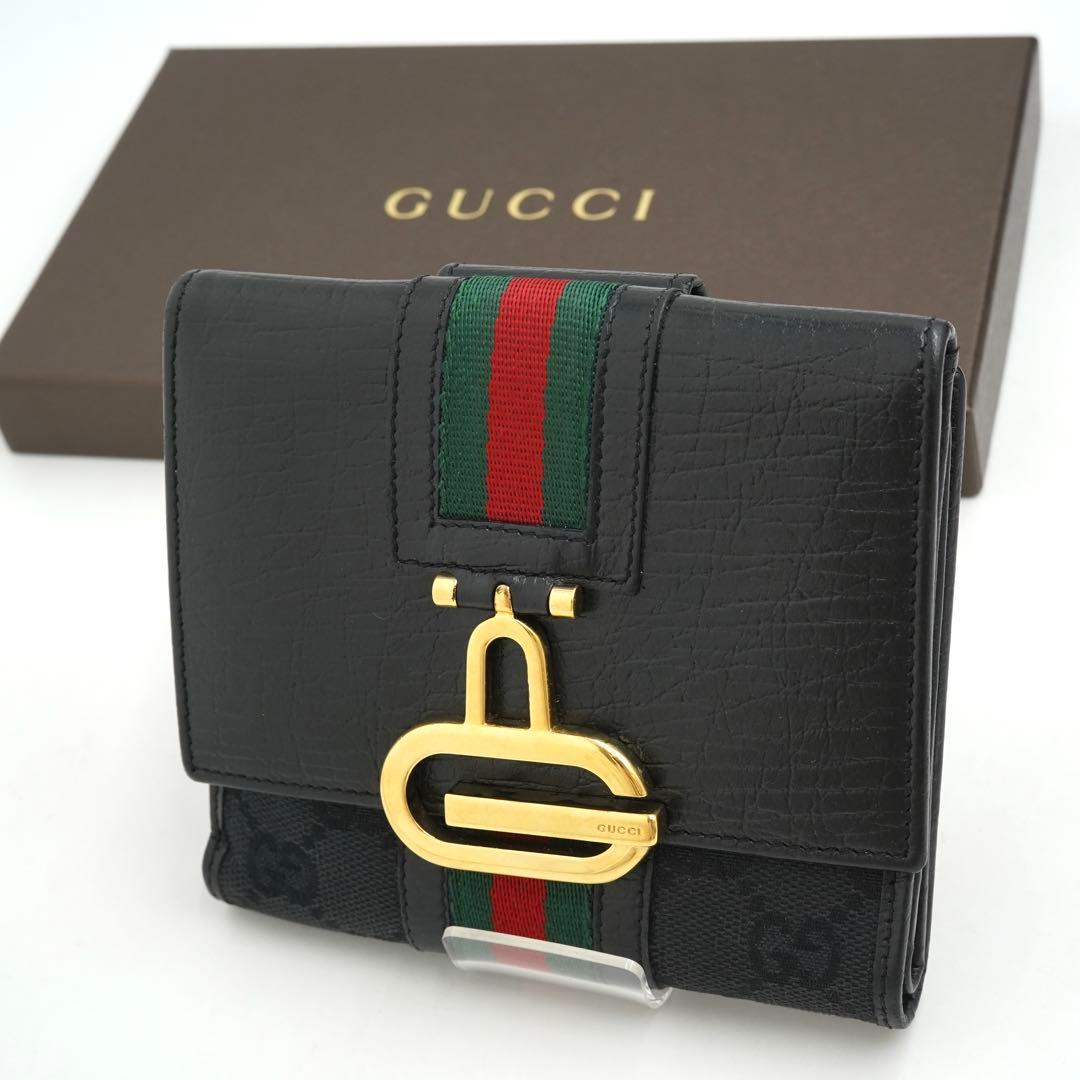 ✨新品未使用✨ GUCCI ミニ財布　シェリーライン　インターロッキング　GG