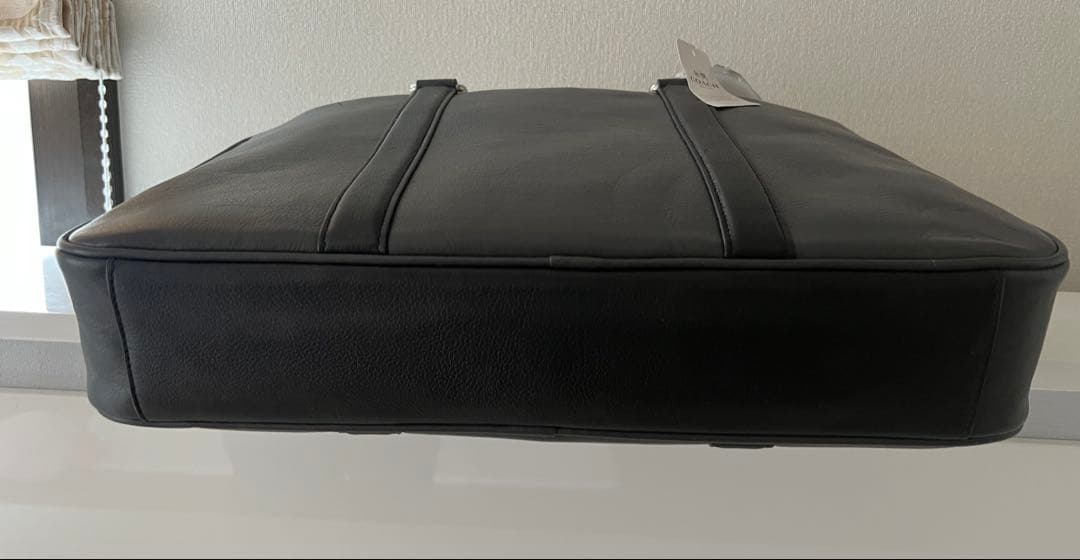 新品　COACH ビジネスバッグ グレー/ホワイト