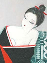 油絵 菅家令子 絵 絵画 インテリア P12-010101 人物 女性像