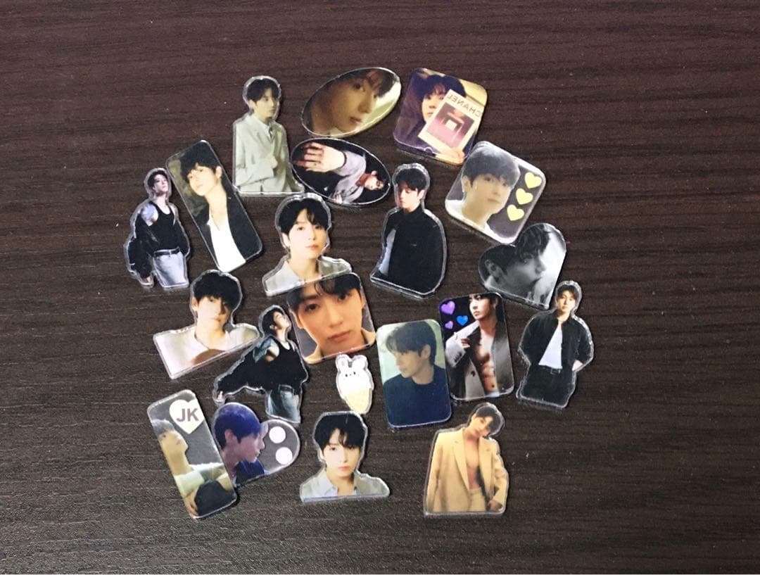 【椿】BTS ジョングク アクリルパーツ シャカシャカ