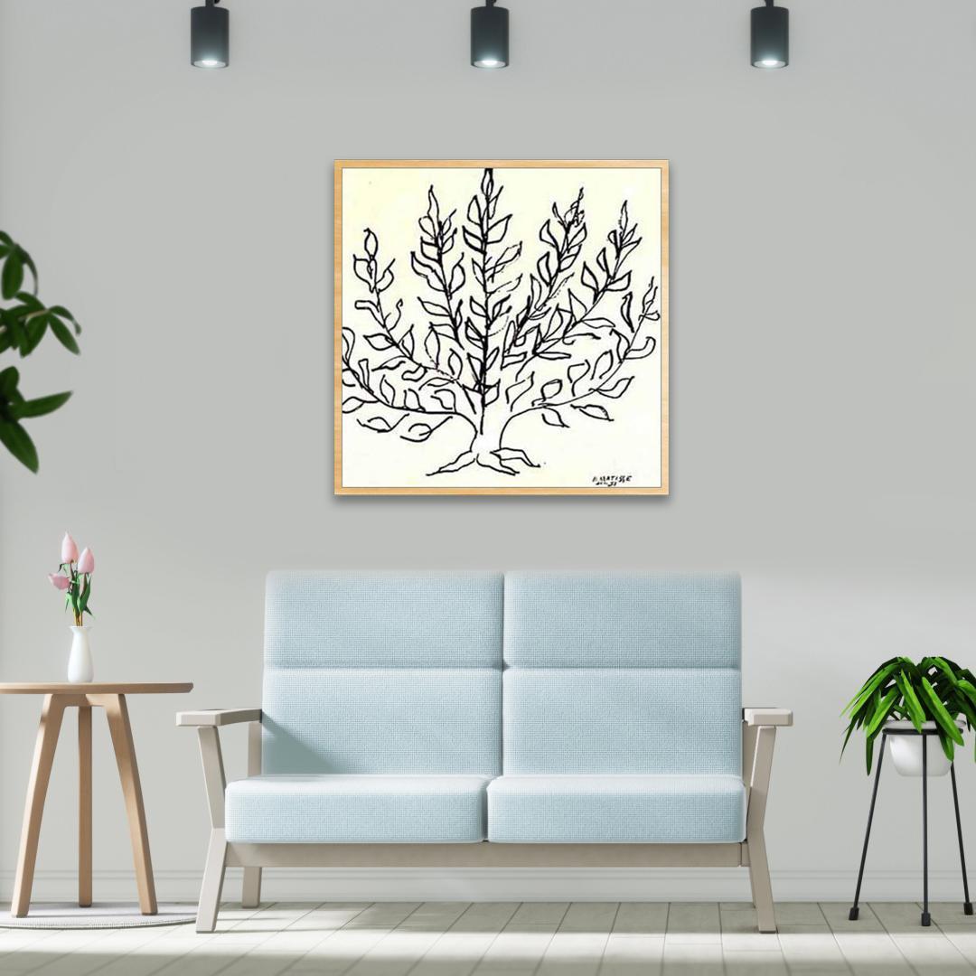 額装済/低木 1951 リプロダクション/マティス/ポスター/インテリア/アート