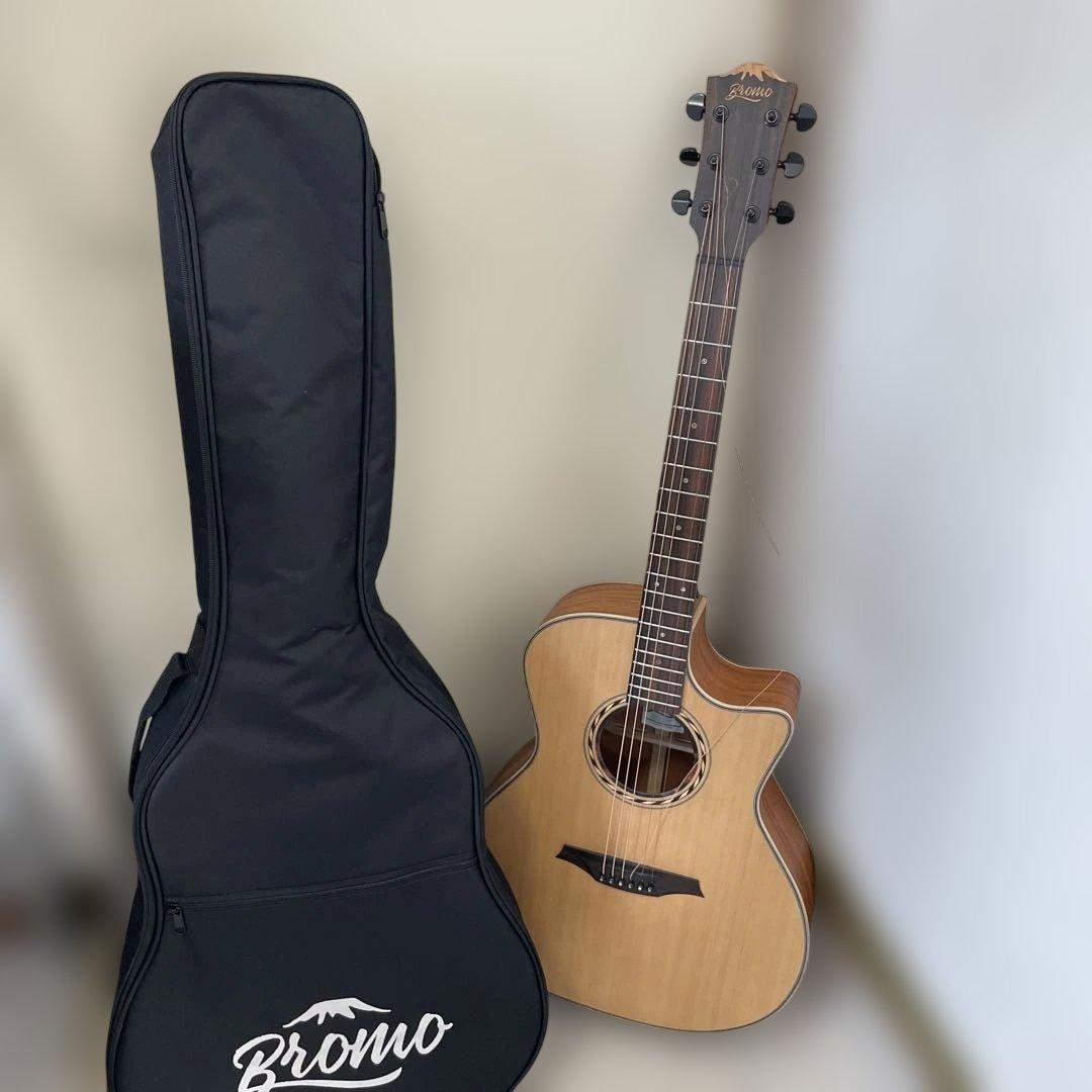 Bromo BAT2CE エレクトリックアコースティックギター ギターケース付き