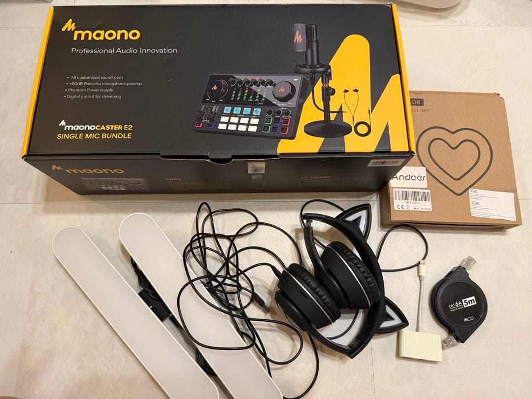 maonoCASTER 配信ミキサー＆機材セット