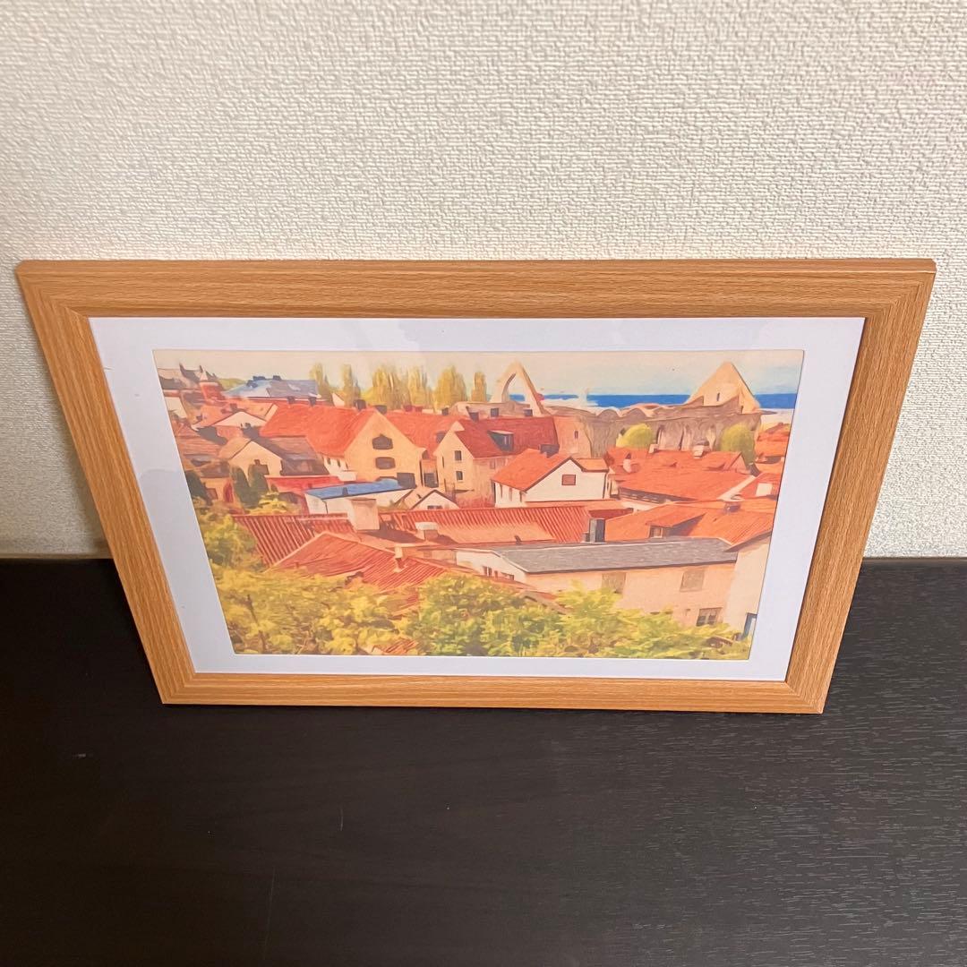 ジブリアート11魔女の宅急便より「GOT LAND」32.7㎝×24.0㎝額装品