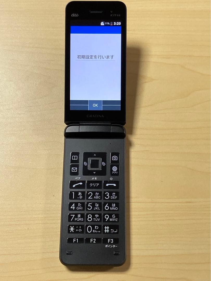 使用少 美品 GRATINA KYF44 au SIMフリー 法人 U1