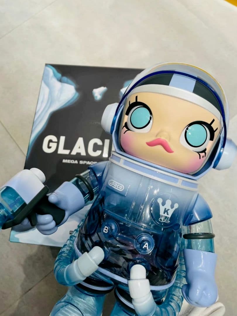 その他 POPMART MEGA SPACE MOLLY SOFT DRINKSBLUE