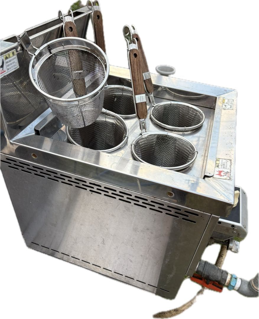 タニコー （tanico）業務用 4口 卓上ラーメン。 釜