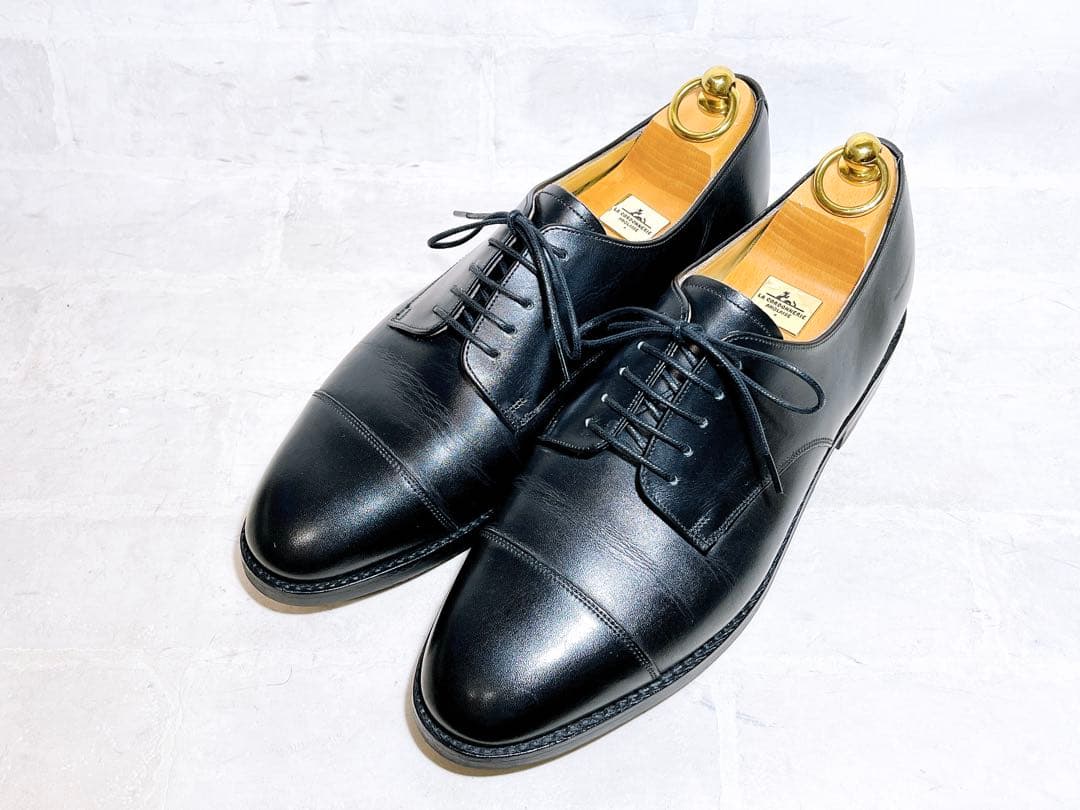 英国製【極美品】ロイドフットウェア 高級 ストレートチップ ビジネス UK7.5