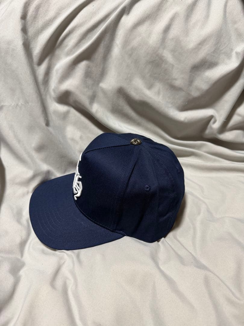 CHROME HEARTS ネイビー ベースボールキャップ CH刺繍