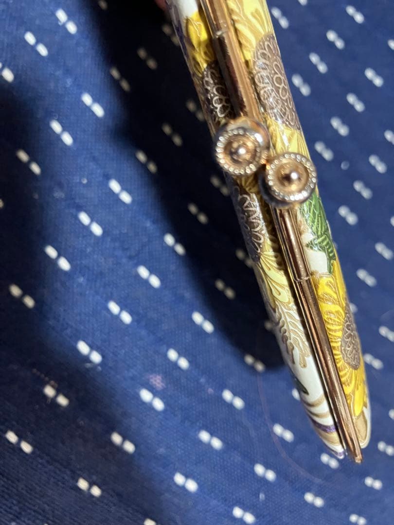 文庫屋大関　天溝がま口　ひまわり