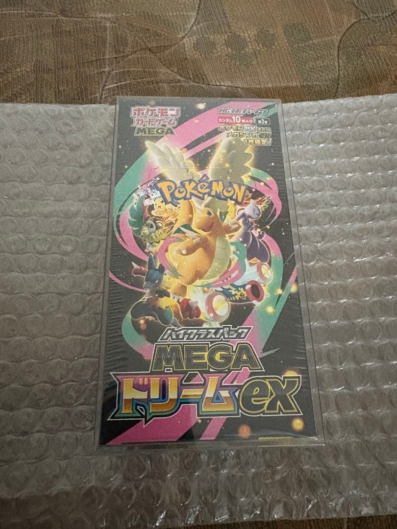 ポケモンカードゲーム MEGAドリームEX シュリンク付き　box