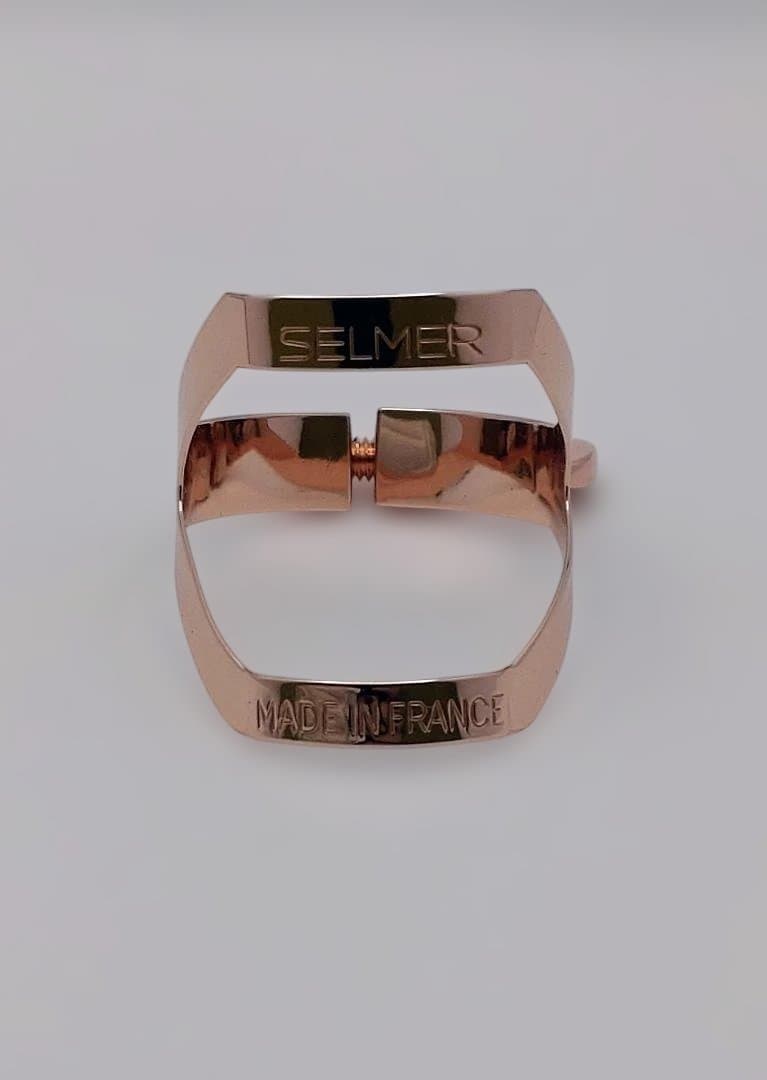 SELMER　バリトンサックス　リガチャー　ピンクゴールド