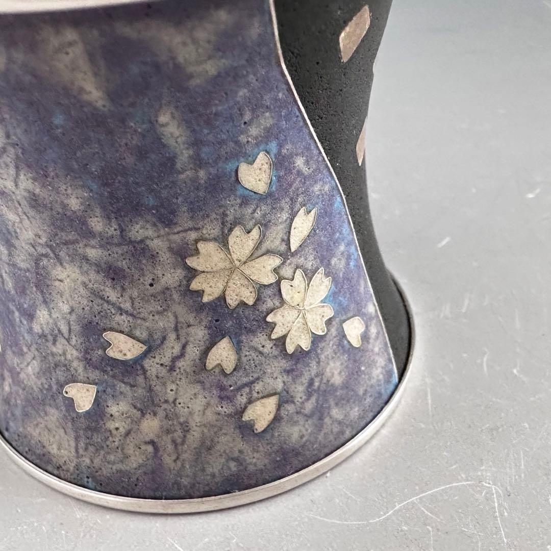 茶道具　泥七宝　雪月花　蓋置　上沼緋佐子　共箱　山形　陶芸　茶会　棚