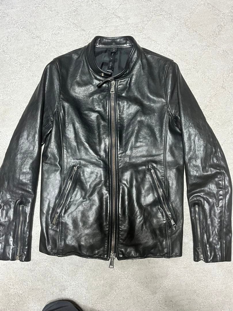 wjk ホースレザーシングルライダース